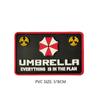 "Morale Umbrella PVC 3D Military Tactical Velcro Patch with Embroidery"