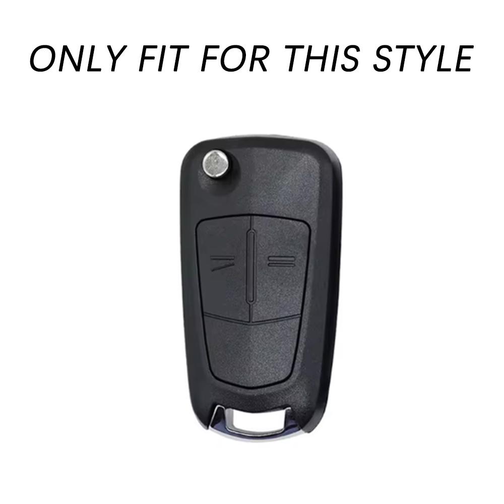 Car Flip Key Case Cover for Vauxhall Opel Astra H Corsa D Vectra C Zafira Astra Vectra Signum 2 Button Fob Holder Accessories
