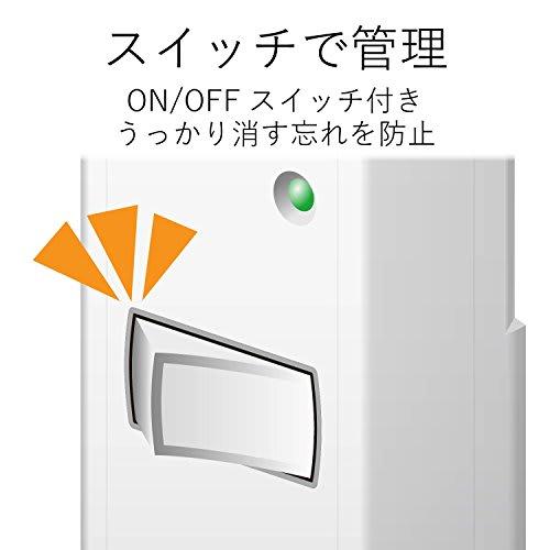 ELECOM Power Tap Triple Tap Lightning Guard Bulk Switch 1 Port White T-KTR02WH