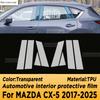 For MAZDA CX-5 2017-2025 2024 Navigation Automotive Interior Screen Protective Film TPU Anti-Scratch Sticker Protect