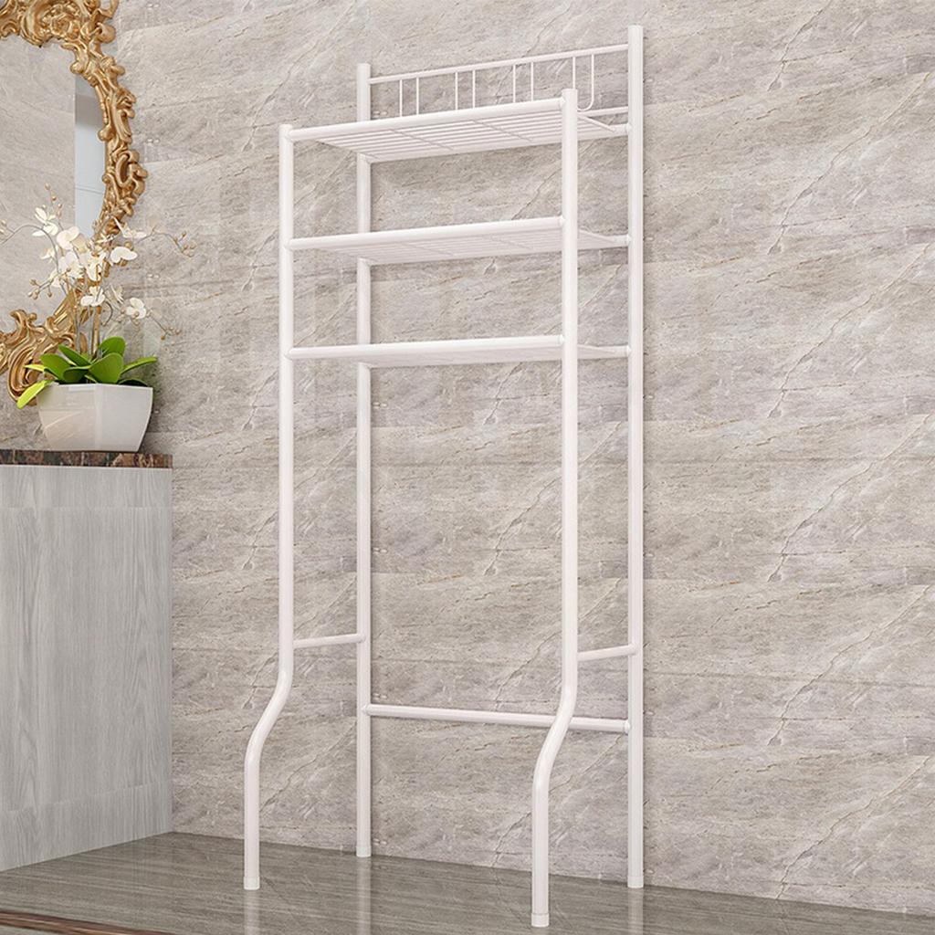 Over The Toilet Storage 3-Tier Bathroom Space Saving Holder Bathroom Over Toilet Storage Shelf For Home Apartment Dorm Restroom
