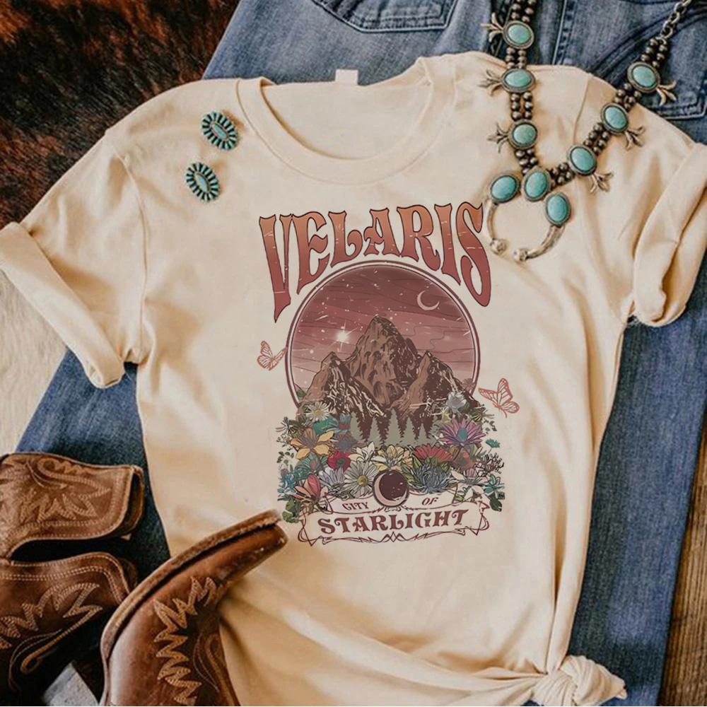 Acotar tshirt Women streetwear summer anime tshirt girl comic graphic clothes S