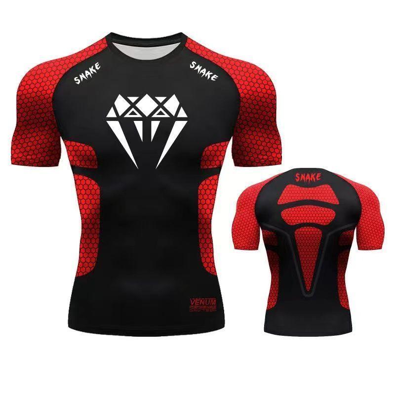UFC Connor McGregor Manica Corta MMA Allenamento Combattimento Sanda Tuta T-Shirt
