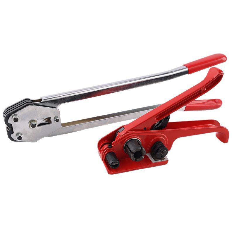 PET/PP Plastic Steel Strap Manual Tensioner & Pliers for Packaging & Bundling