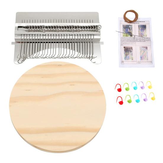 Yousheng Knit Patch Loom Kit Knitting Repair Patch Loom Knit Patch Maker Kit Portable Patch Darning Loom for Mending Worn Spots Holes