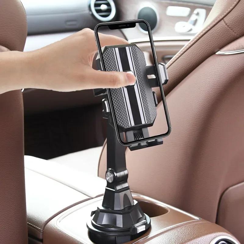 Xiaomi Adjustable Car Cup Holder Cellphone Mount Stand Universal Car Water Cup Holder Mobile Cell Phone Bracket Support For Iphone 13
