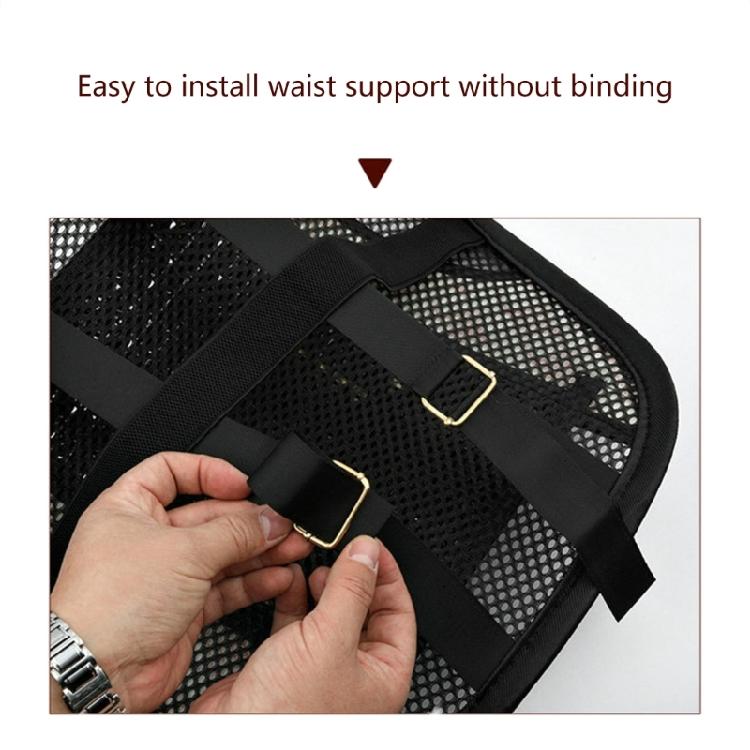 Cooling Seat Pad Back Cushion Car Accessory Ventilated Beaded Seat Cover Vehicle Chair Lumbar Back Brace Support Cushion