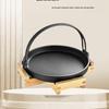 ZISIZ Cast Iron Teppanyaki Griddle Plate