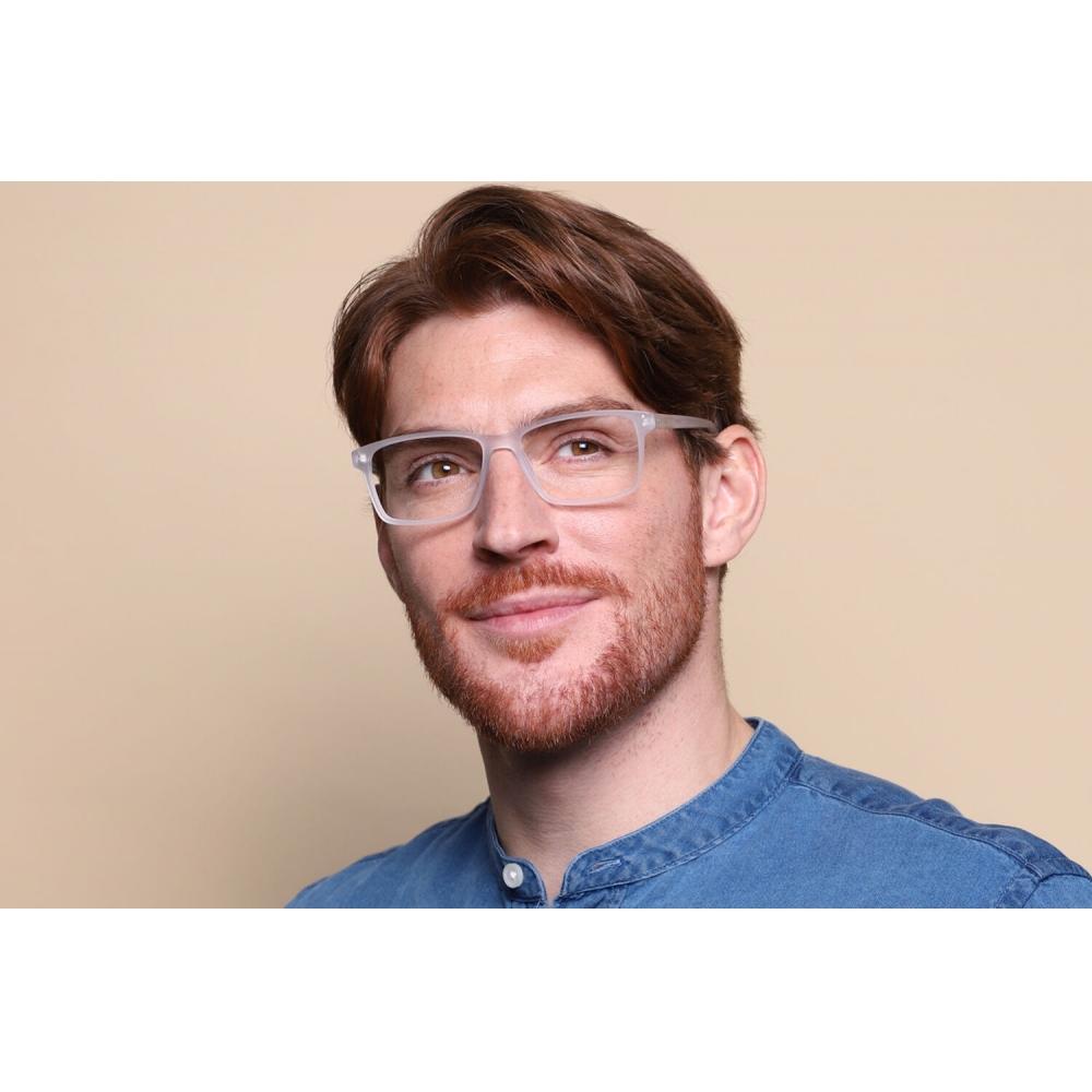 Full Rim Square White Smartbuy Collection Kaya Blue Light Block A84d Fashion Unisex Eyeglasses