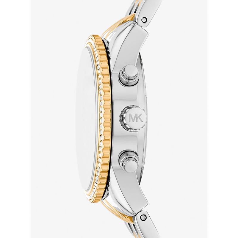 Michael Kors Mini Bryant Pavé Two-Tone Watch MK7532