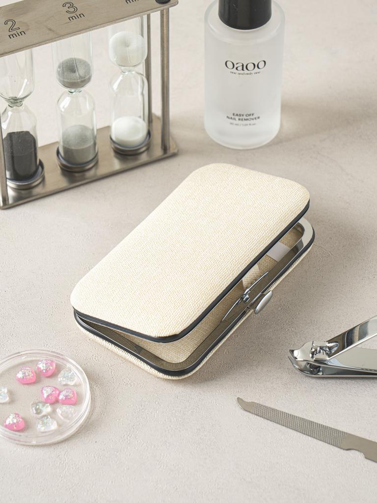 Portable 6-Piece Nail Care & Grooming Kit Set