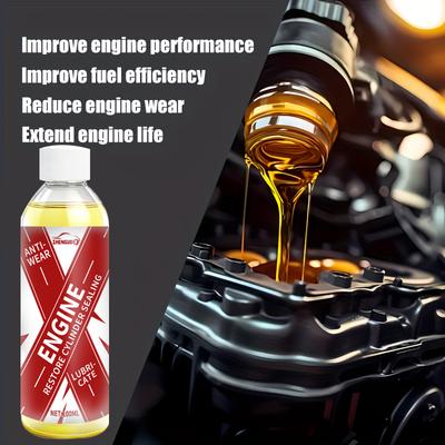 Engine Carbon Removal and Repair Agent, High-Efficiency Engine Anti-Wear Protection Agent, Engine Oil Noise Reduction and Anti-Vibration Agent