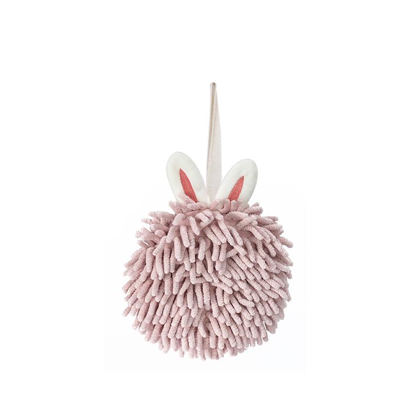 Cartoon Animal Chenille Hanging Hand Towel - Thickened Kids' Hand Towel