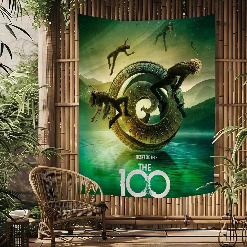 De 100 Seizoen TV Serie Show Kleurrijk Wandkleed Hippie Bloemen Wandtapijten Slaapkamer Decoratie Wandkunst Decoratie