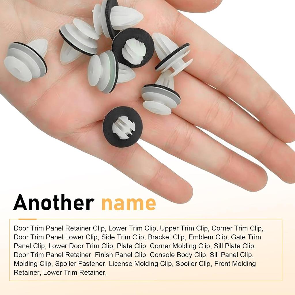WZP 10PCS Door Trim Panel Retainer Clips, Car Door Fastener, Compatible with T0y0ta, Lexus, Camry, High Lander, RAV4, FJ Cruiser, ES 350, GX 470, is