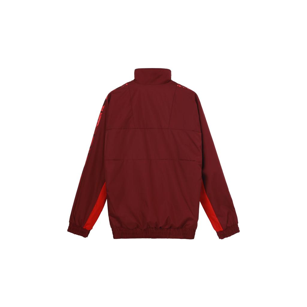 Adidas Year Of The Tiger Limited Edition Reversible Colorblock Stand Collar Logo Jacket Men Jacket Red HC0270