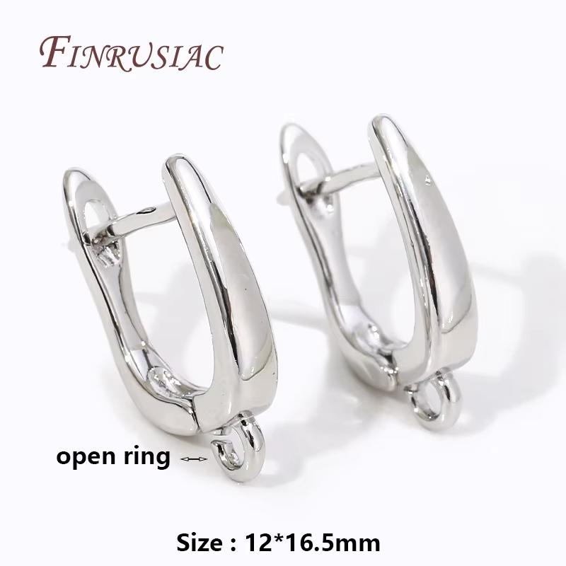 18K Echtgold Plated Verschluss für Ohrringe, Ohrringverschlüsse, DIY Ohrring Zubehör, Luxus Schmuckzubehör, Ohrhaken