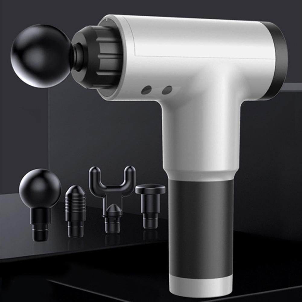 3200r/min Therapy Massage Gun with 4 Heads Muscle Massager Sport Pain Relief Body Relaxation Machine