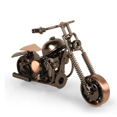 Iron Bike Miniature Figurine, Standard, Brown, 1 Piece