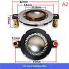 1Pcs Titanium Compression Driver Diaphragm Speaker Voice Coil Unit Multiple Sizes High Fidelity For Speaker Repair Replacement