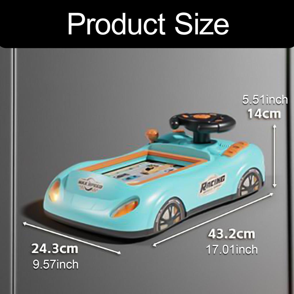Steering Wheel Toy Car Experience Learning Gift for Boys with Sound and Music