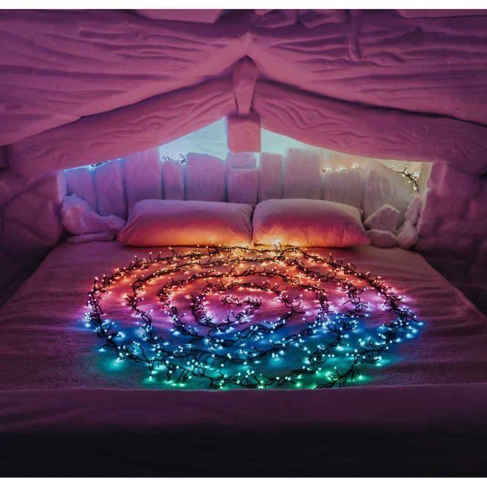 Lumières De Noël - TWINKLY - Cluster 400 LED RGB - 6 Mètres - WiFi Et Bluetooth - IP44