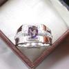 Alexandrite Oval Cut  Gemstone With 925 Sterling Silver Ring For Men's #A631 JL375656872253