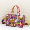 Quellenvertrieb, Damenhandtaschen aus Rindsleder, Handtaschen mit bunten Blumen, Damen-Umhängetaschen