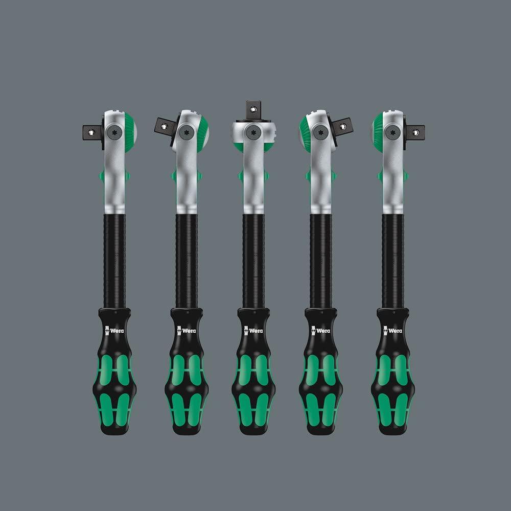 Wera 05003533001 8100 SA 2 Zyklop Speed Catraca 42 Peças 1/4" Conjunto, Métrico,