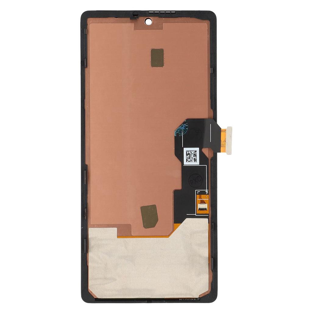 Für Google Pixel 6a GX7AS,GB62Z,G1AZG (Wassertropfen-Linsenloch) OLED-Bildschirm und Digitizer-Baugruppe+Rahmen, Klasse C (Ohne Logo)