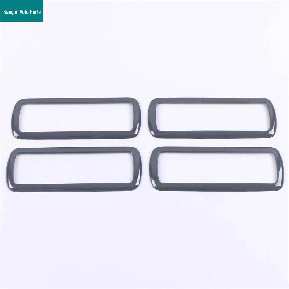 Compatible with 2021 Toyota Sienna SIENN: Black Titanium Brushed Interior Modification Glass Lifter & Rear Reading Light.