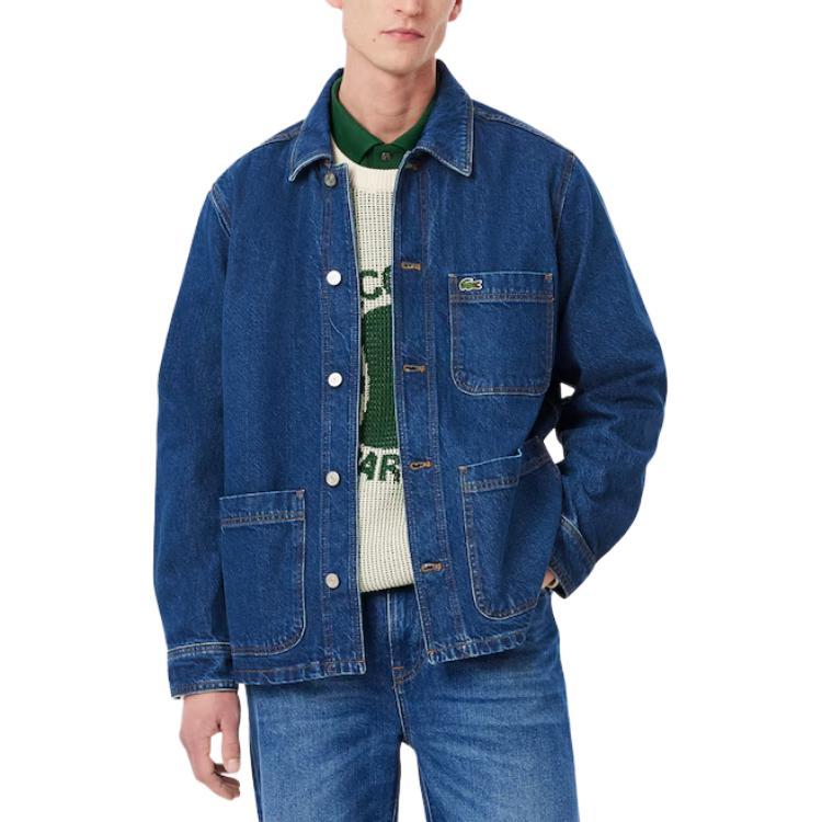 Lacoste Denim Jacket Men's Ecru CH2601-