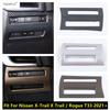 For Nissan X-Trail / X Trail Rogue T33 / Qashqai J12  - 2026 Car Accessories Interior Fog Head Light Lamp Switch Cover Trim