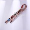 Adjustable Turquoise-Style Geometric Alloy Bracelet With Magnetic Clasp Women Vintage Jewelry