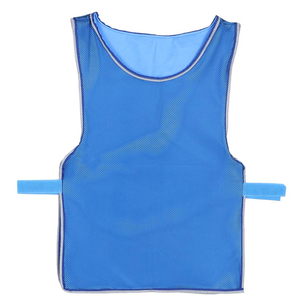 

Summer Outdoor Ice Cooling Vest Sunstroke High temperature Prevention Clothes синий