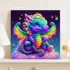 Frame Painting By Numbers Kits Colorful Dragon Animals Drawing Coloring By Numbers For Diy Gift 40x40