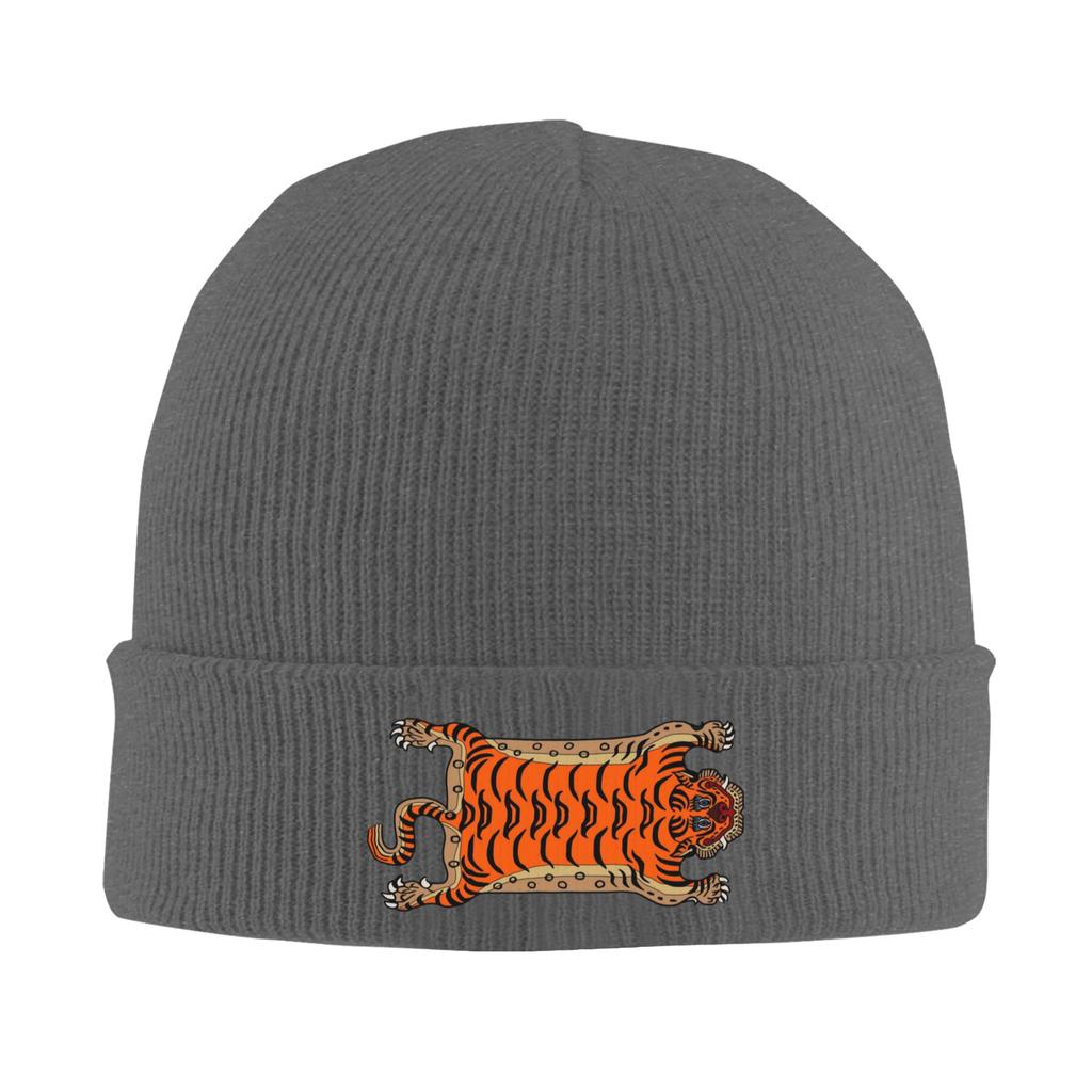Tibetan Tiger Rug Warm Knitted Cap Winter Knit Bonnet Hat Skullies Beanies Hip Hop Caps for Unisex