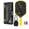 Carbon Fiber Pickleball Paddle With Textured Grip Case Set Competitive Play Lightweight Tournament Ready