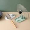 Space Saving Pots Lid And Spatula Holder Durable PP Materials Kitchen Rack Stand Organizers For Lid And Utensils Storage