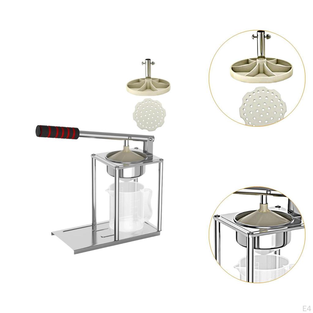 Hand Press Fruit Juicer Juice Extractor Maker Kitchen Gadget Efficient Space Saving Manual