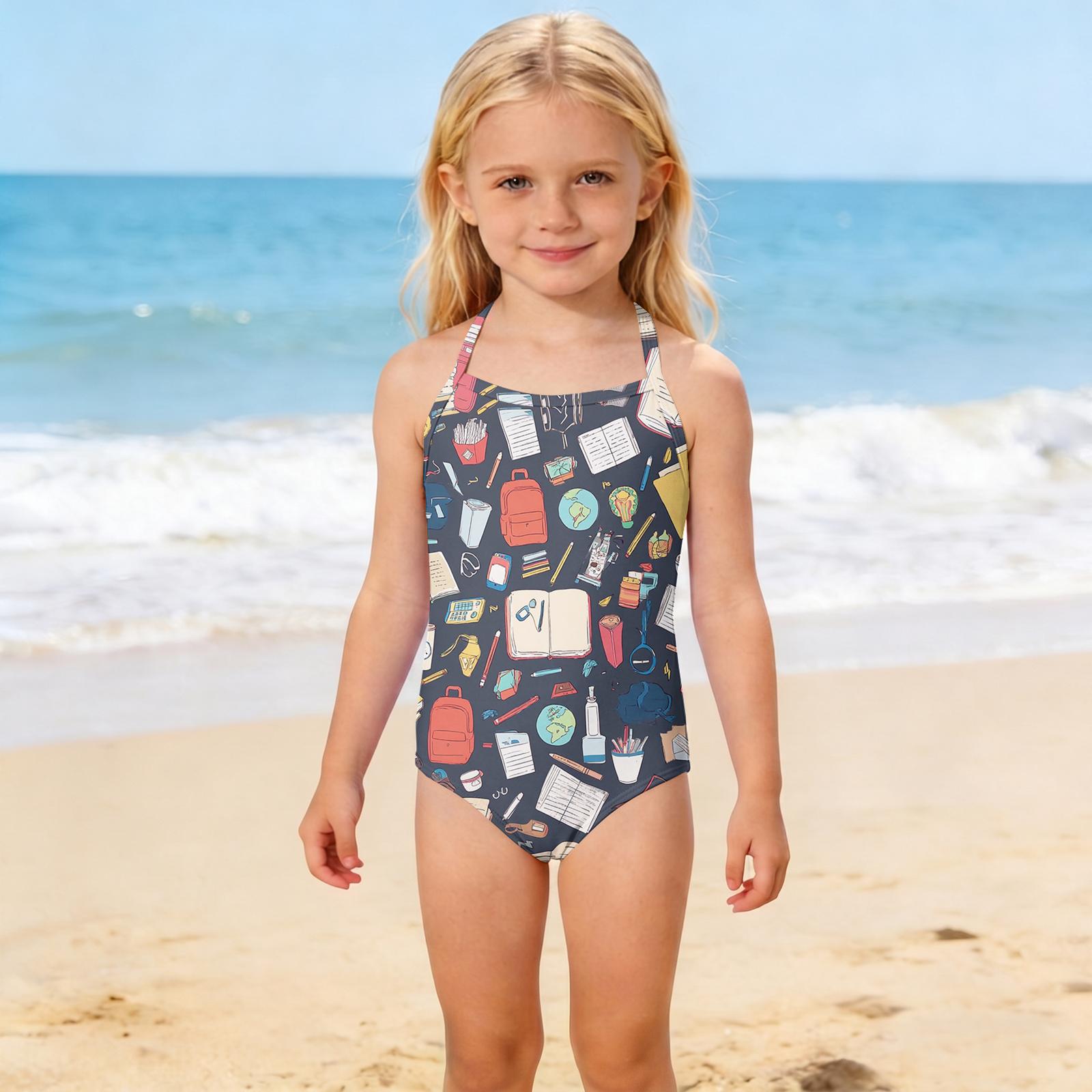 

Девичий Бикини Комплект - Подростковый Купальник Раздельный Купальник Подростковый Купальник Для Девочек 120 чёрный