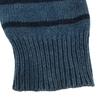 M2SQUARED Border Pattern Long sleeve knit L Navy system sweater Women Used