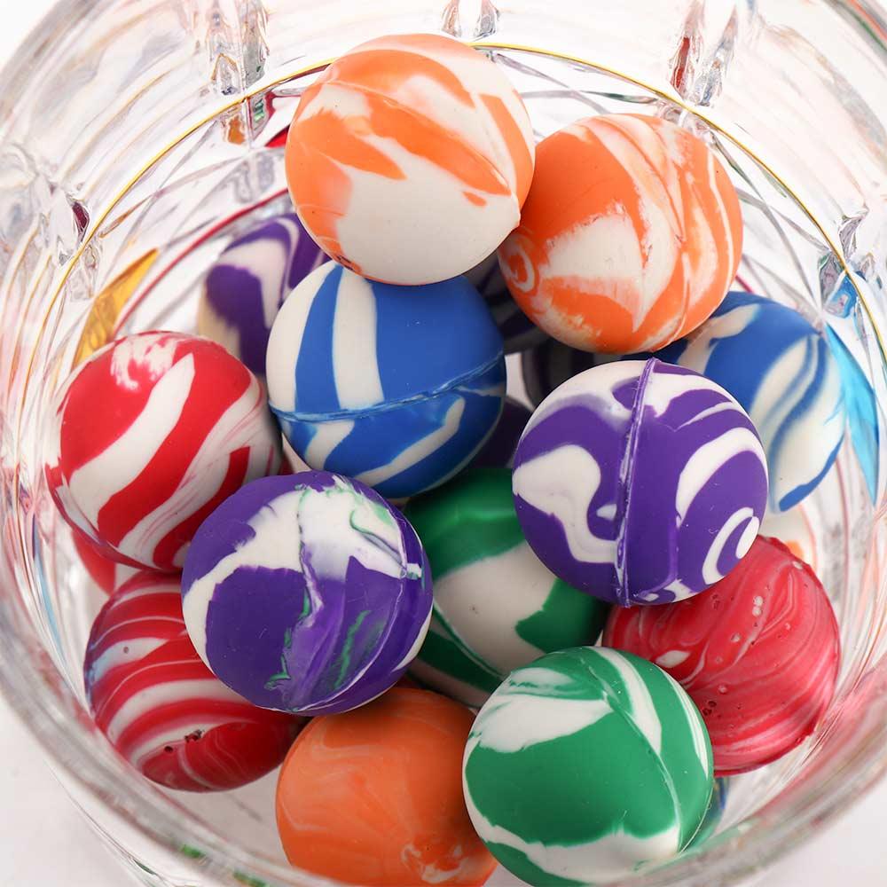 Spielzeug 20mm Elastik für Kind Bunte Hüpfbälle Springbälle Wirbel-Hüpfbälle Gummiball