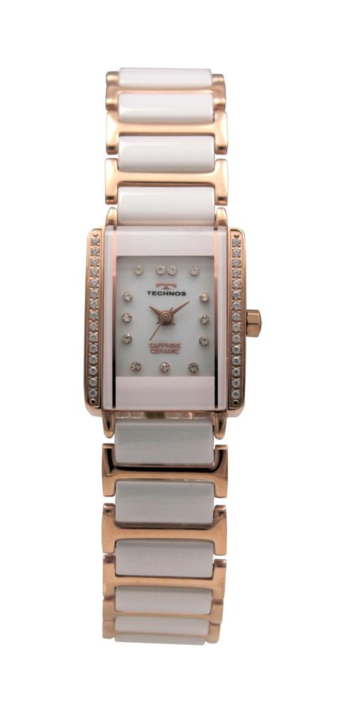 Ceramic Watch T9932PW White [Technos] Women's