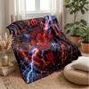 Manchester United Theme Blanket Soft Flannel Blanket Plush Throw Blanket Cozy Sofa Bed Blanket for Home Decor