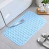 PVC Non-Slip Bath Mat with Suction Cups Shower Bathtub Mat Anti-Fatigue Bathroom Floor Mat Massage Foot Pad