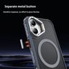 For iPhone 16 Case with Lens Kickstand Matte Back Cover Compatible with MagSafe