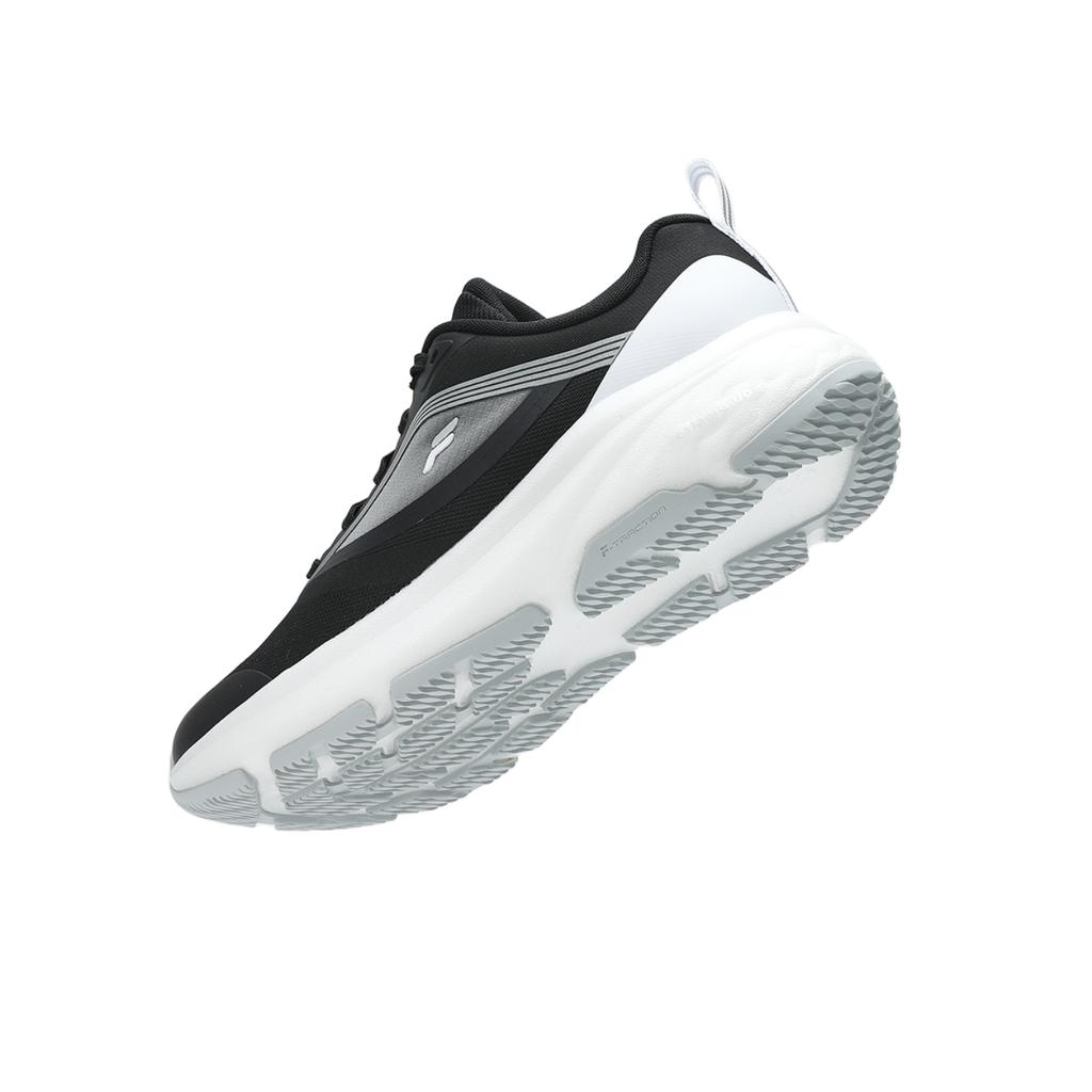 Fila Nuvole 2 Versatile Soft Sole Fabric Shock Absorbing Durable Mid-Top Running Shoes Women Sneaker Black A12W421112FBK