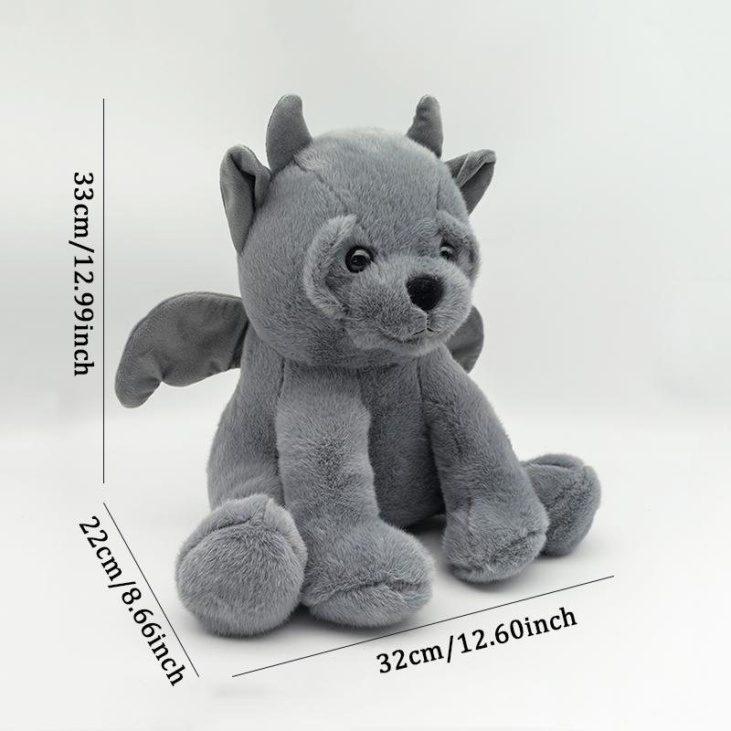 Gargoyle Bear Plush Toy Cartoon Animals Pillow Plushie Halloween Christmas Kids Gift