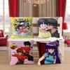 Ranma Anime Throw Pillow Cover 45x45cm Soft Cozy Cotton Outdoor Decorative Pillowcase Covers With Zipper For Couch Sofa Bedroom